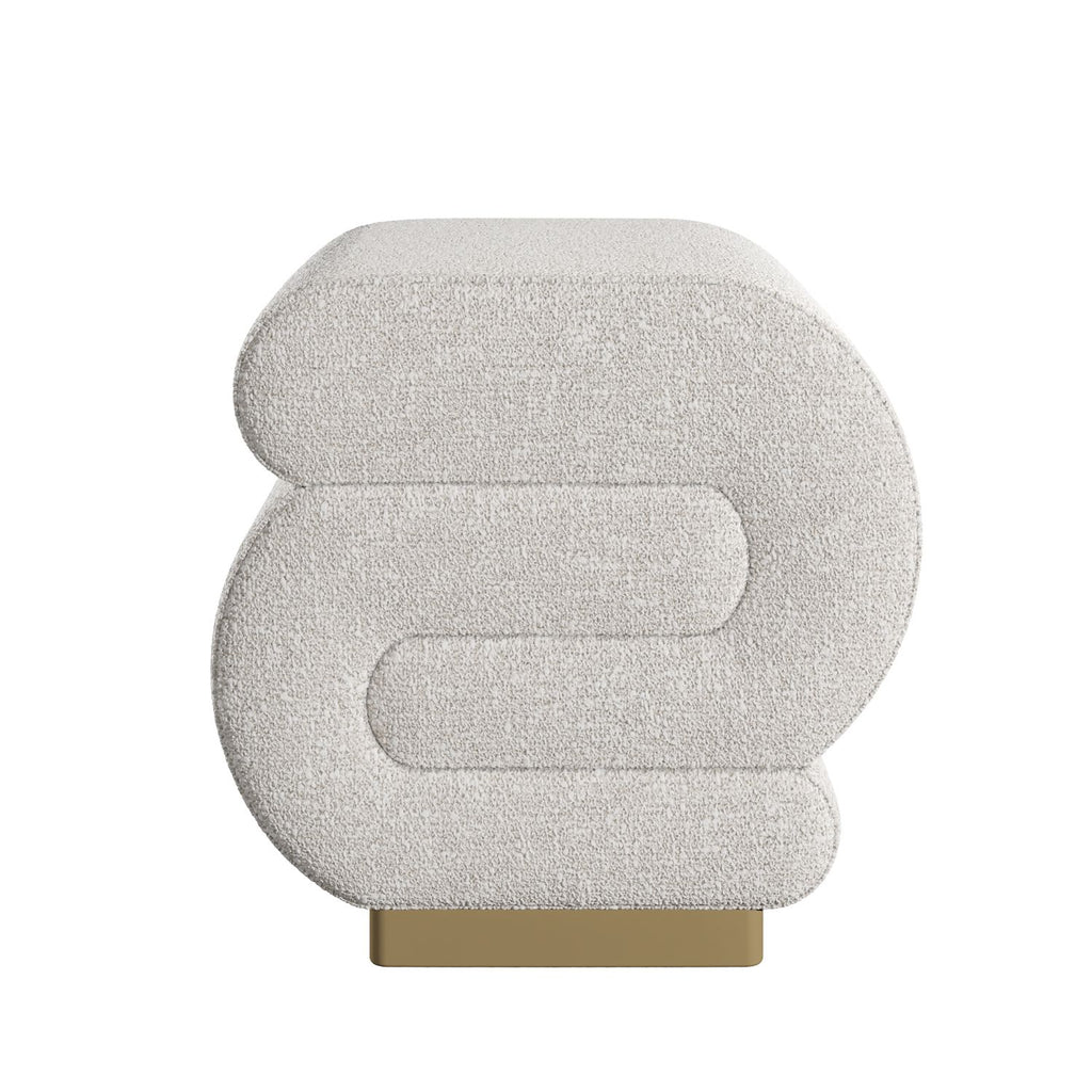 Sally - Pouffe - Cream