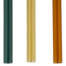 Set of 8 Straws - Funky - Borosilicate Glass - Multicolor