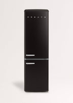 Fridge Stylance 244L - Frigorífico combi estilo retro - Negro mate