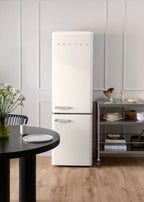 Fridge Stylance 244L - Frigorífico Combi Estilo Retro - Blanco Roto