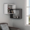 Ring - Wall Shelf - White/Anthracite