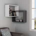 Ring - Wall Shelf - White/Anthracite