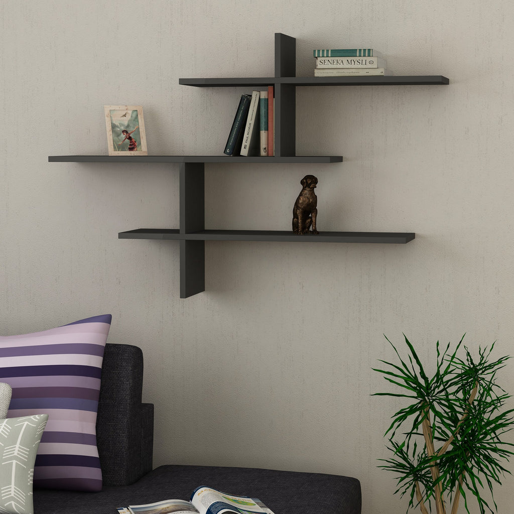 Leo - Wall Shelf - Anthracite