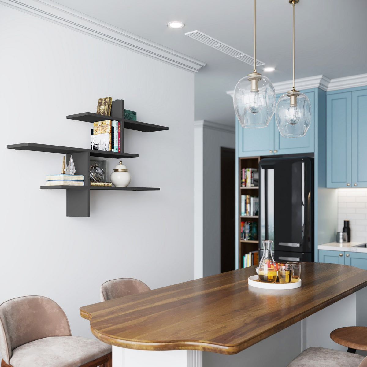 Leo - Wall Shelf - Anthracite