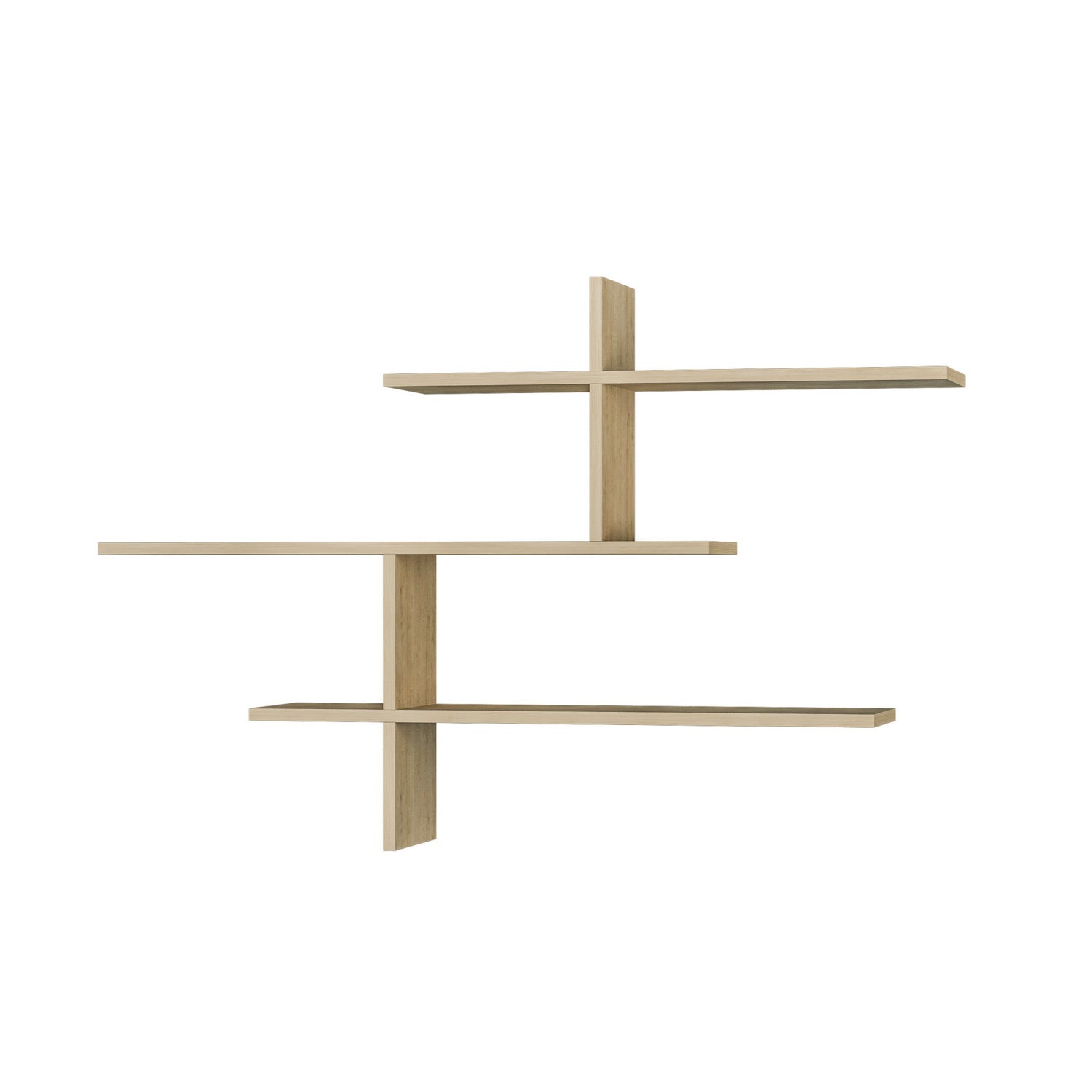 Leo - Estantería de Pared - Oak