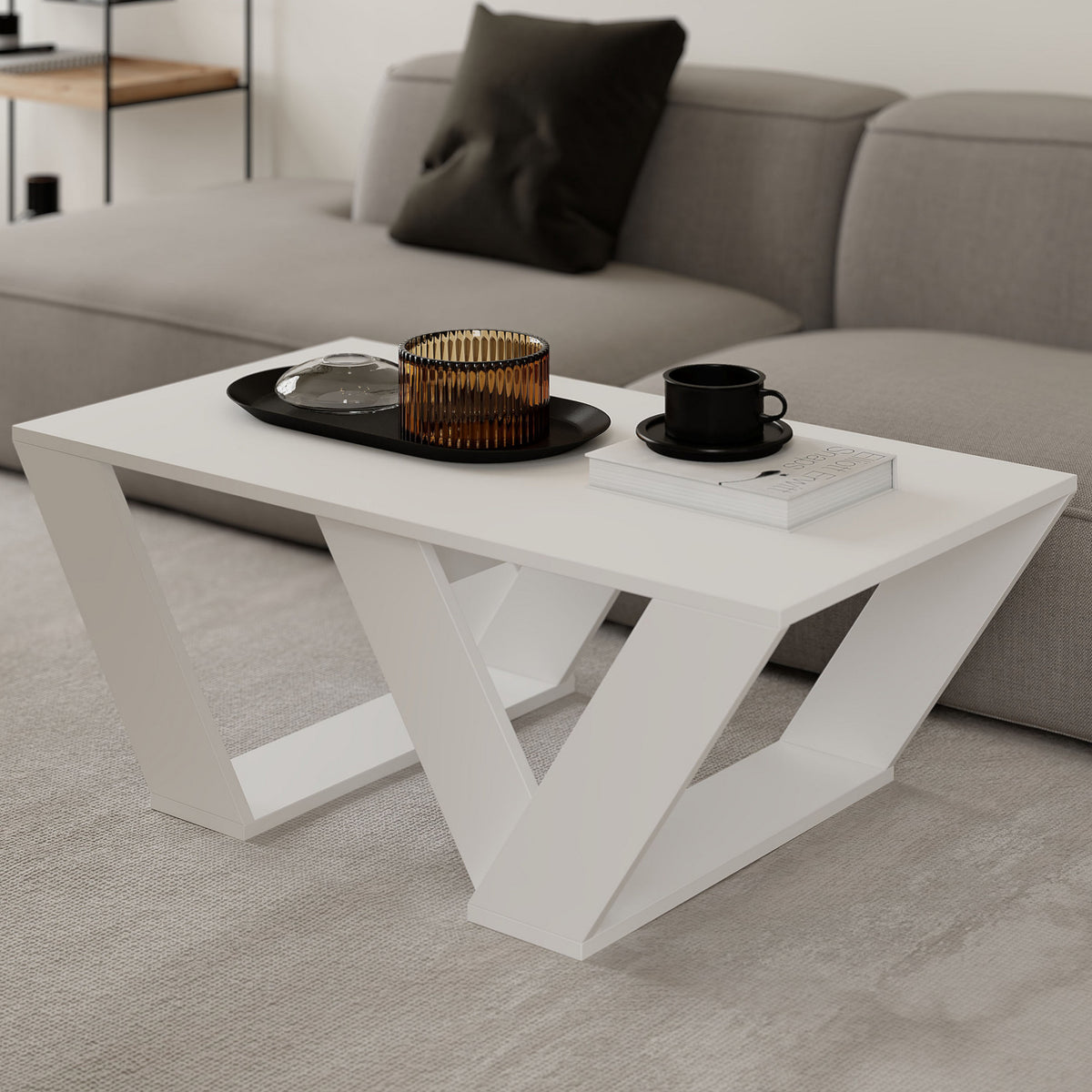 Pipra - Coffee Table - White