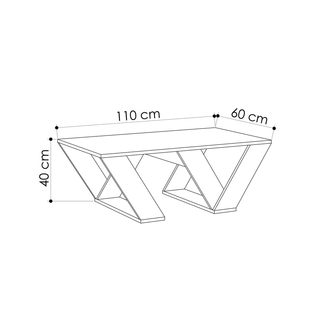 Pipra - Coffee Table - White