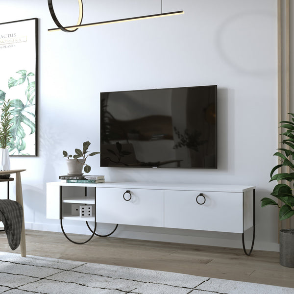 Norfolk Tv Stand - Mueble TV - Blanco