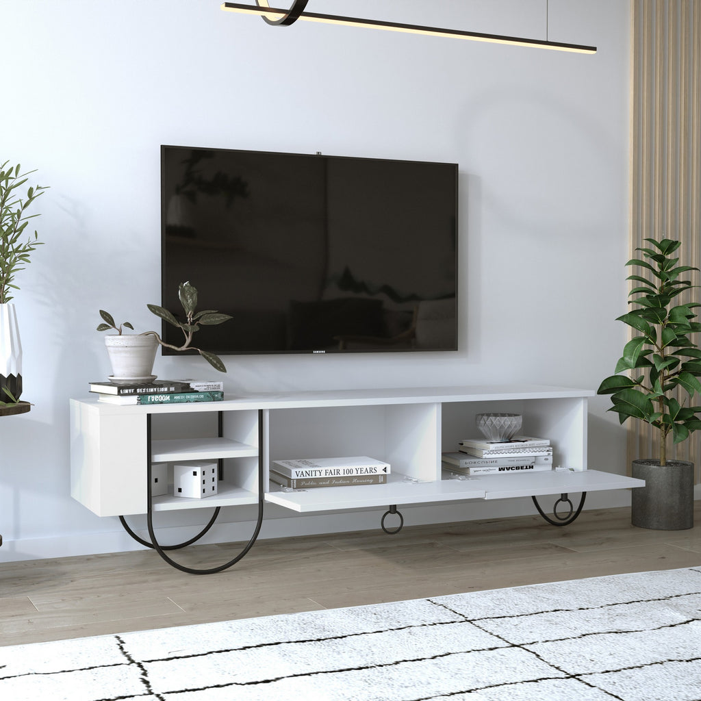 Norfolk TV Stand - TV Unit - White