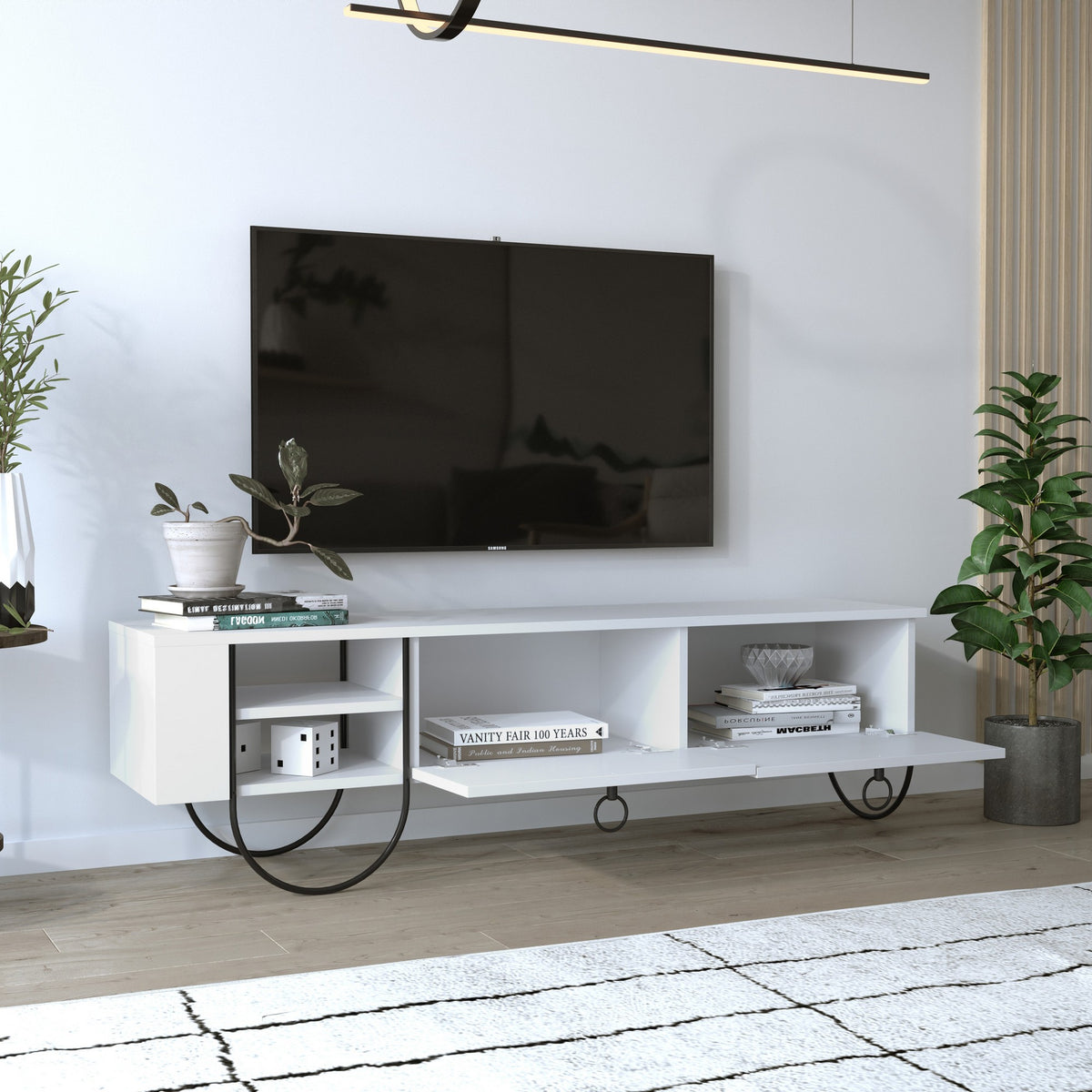 Norfolk TV Stand - TV Unit - White