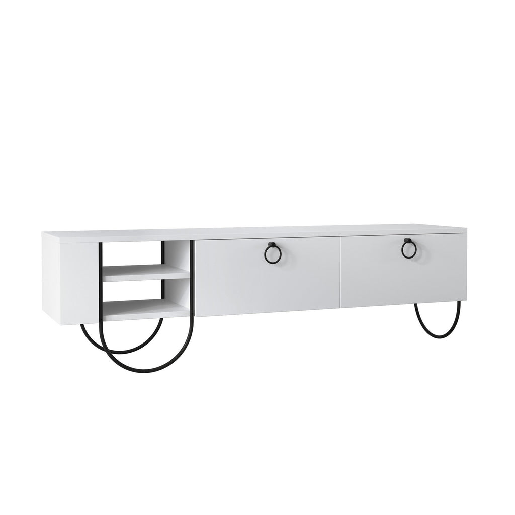 Norfolk TV Stand - TV Unit - White