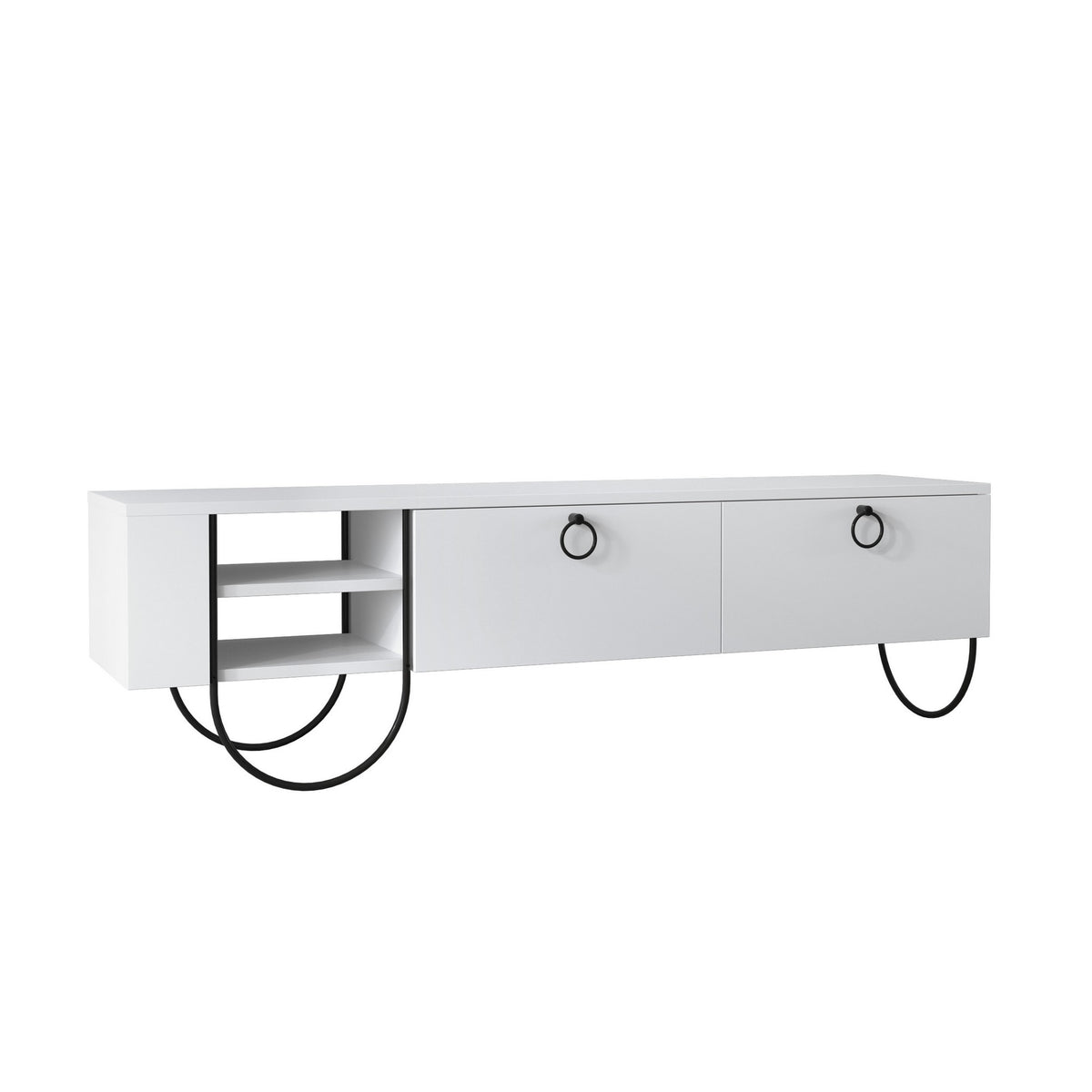 Norfolk TV Stand - TV Unit - White