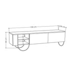 Norfolk TV Stand - TV Unit - White
