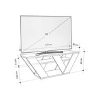 Pipralla - Mueble de TV - Mármol Carrara