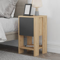 Ema - Mesita de Noche - Roble/Antracita