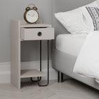 Sirius Left - Bedside Table - Mocha