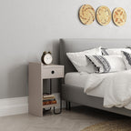 Sirius Left - Bedside Table - Mocha