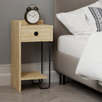 Sirius Left - Nightstand - Oak V2