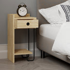 Sirius Left - Nightstand - Oak V2