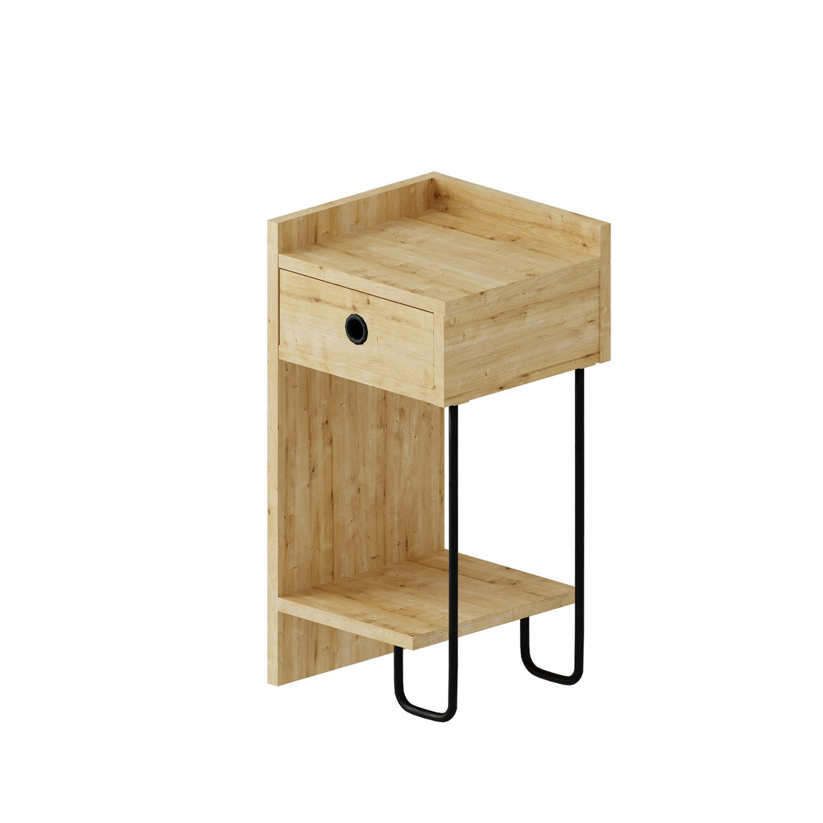 Sirius Left - Nightstand - Oak V2