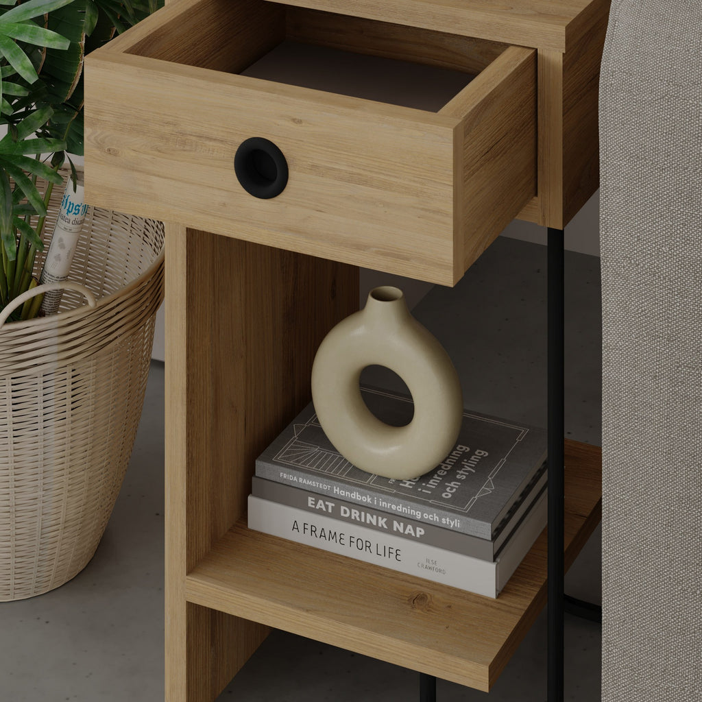 Sirius Left - Nightstand - Oak V2