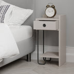 Sirius Right - Table de Chevet - Moka Clair