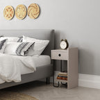 Sirius Right - Table de Chevet - Moka Clair