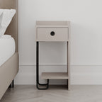 Sirius Right - Table de Chevet - Moka Clair