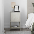 Ema - Bedside Table - Travertine