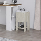 Ema - Bedside Table - Travertine