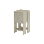 Ema - Bedside Table - Travertine