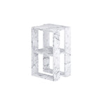 Lonie - Table de Chevet - Marbre Carrara