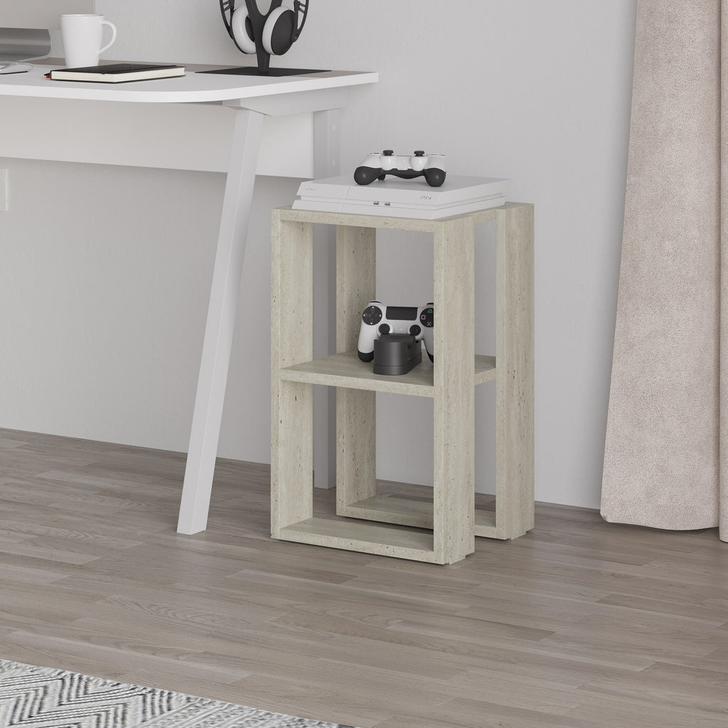 Lonie - Bedside Table - Travertine