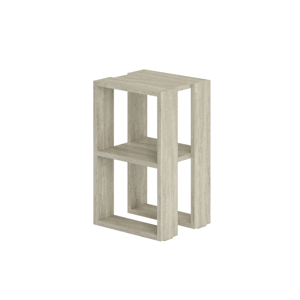 Lonie - Bedside Table - Travertine