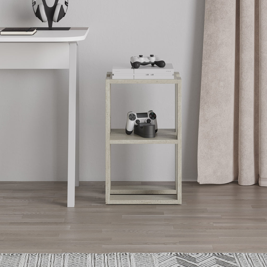 Lonie - Bedside Table - Travertine