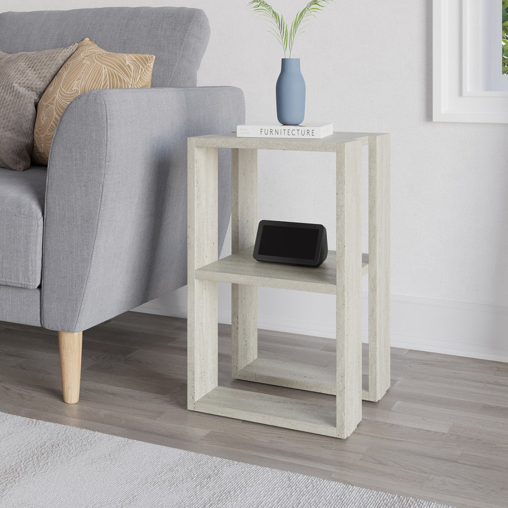 Lonie - Bedside Table - Travertine