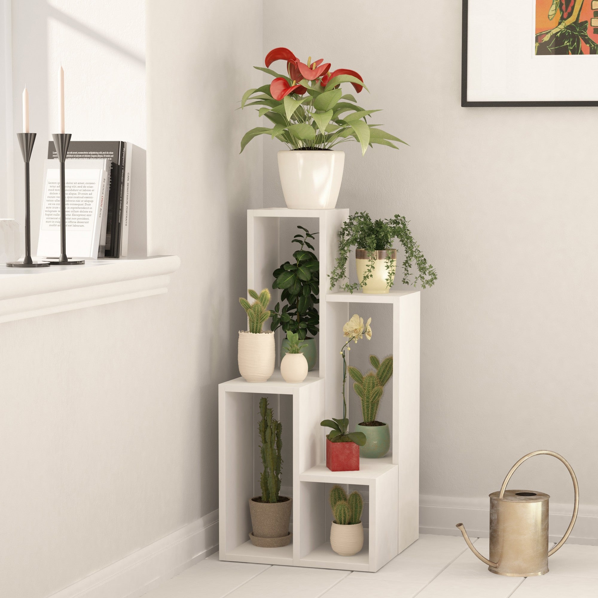 Sule - Bookcase - White