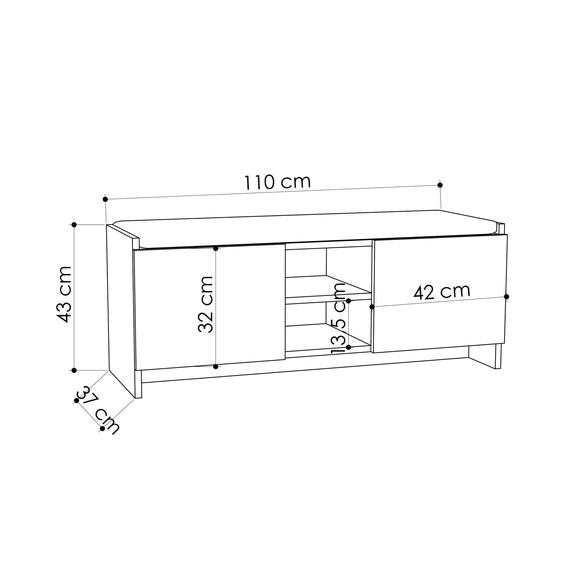 Zulla - Shoe Cabinet - White
