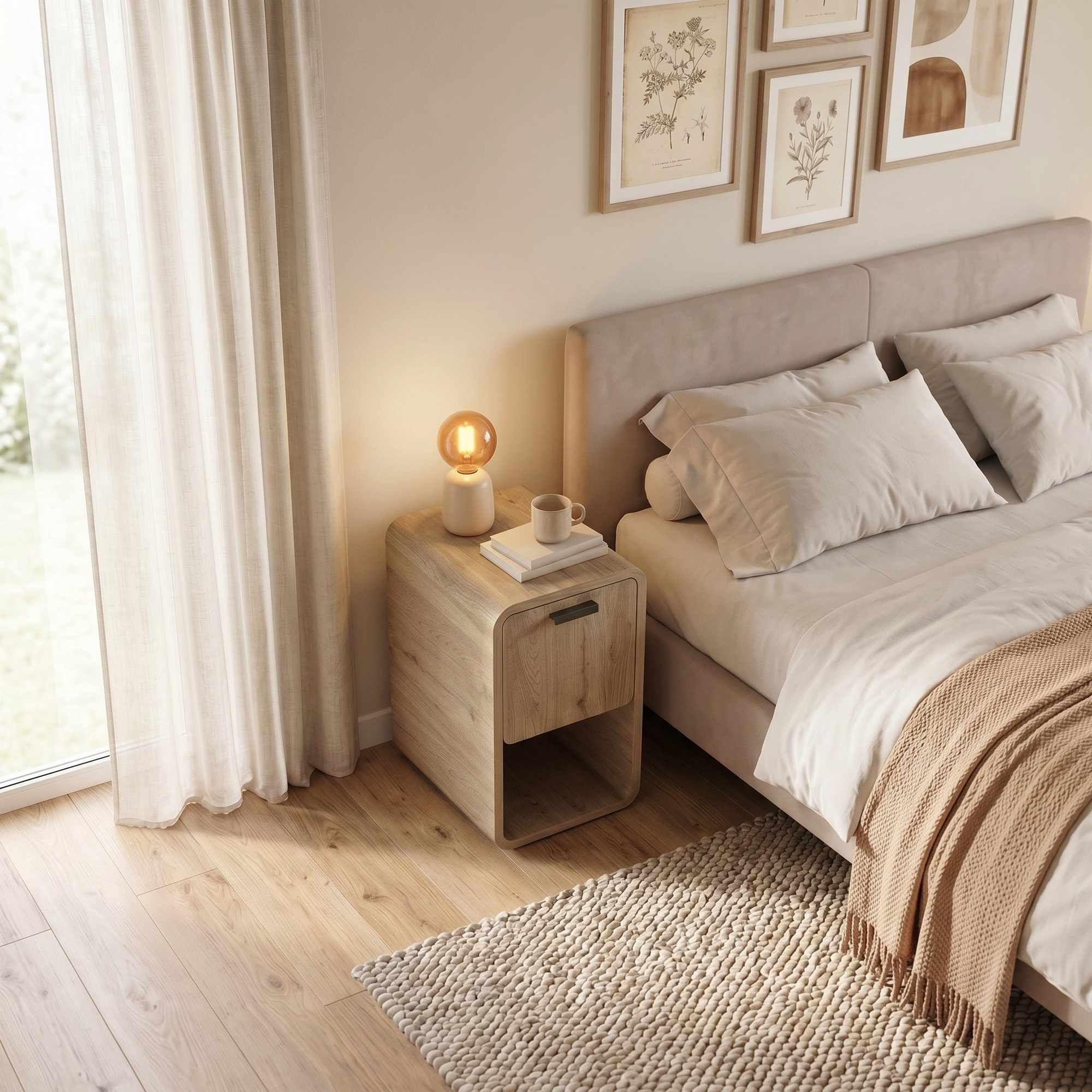 Tables De Chevet Rovel - Naturel