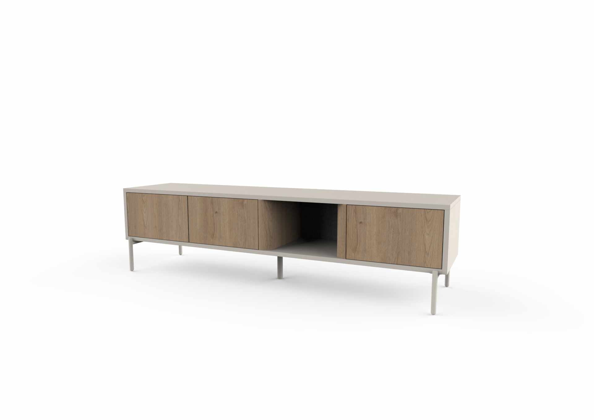 Meubles Tv Ventro - Naturel / Grès