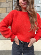 Anna orange-red jumper