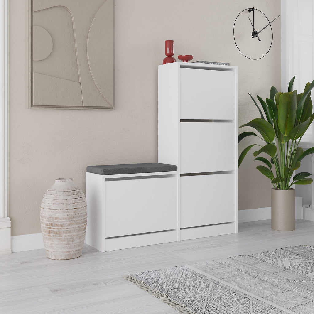 Dude - Shoe Cabinet - White