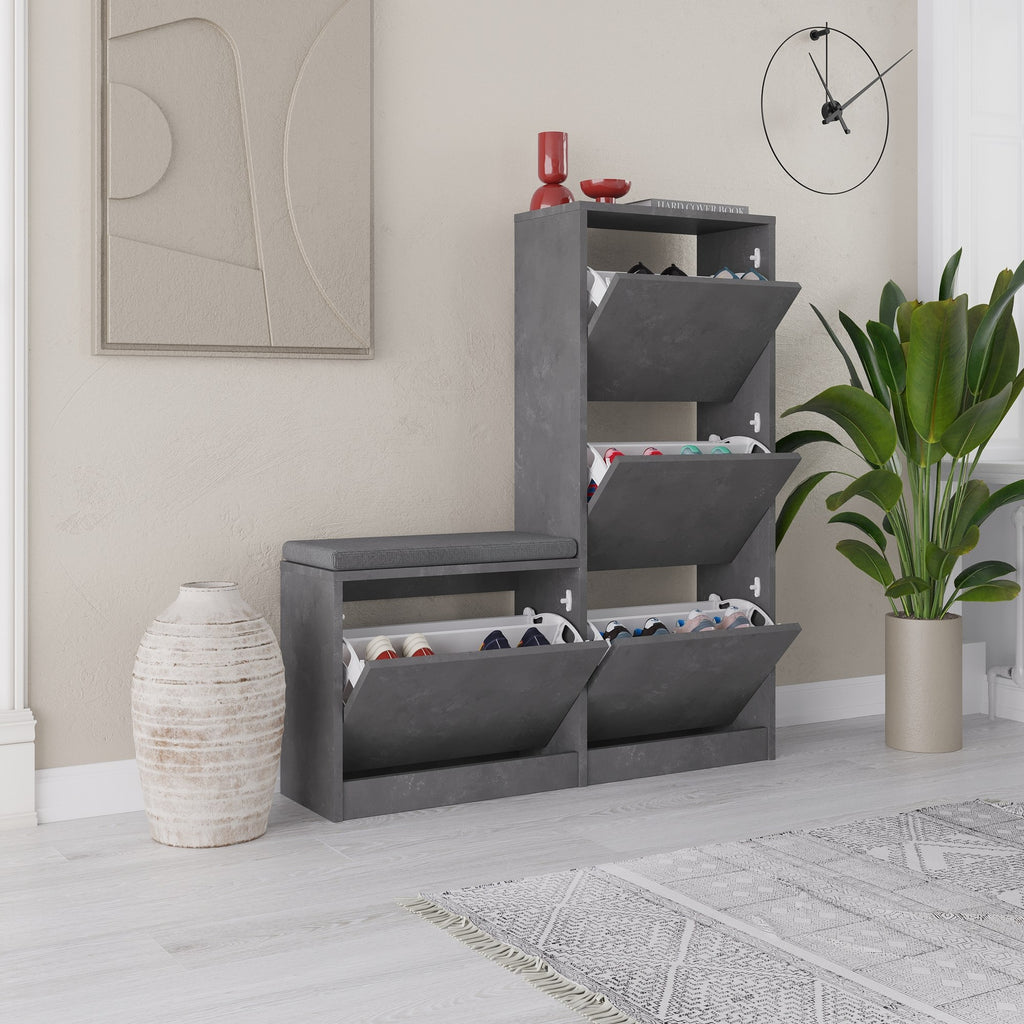 Dude - Shoe Cabinet - Grey