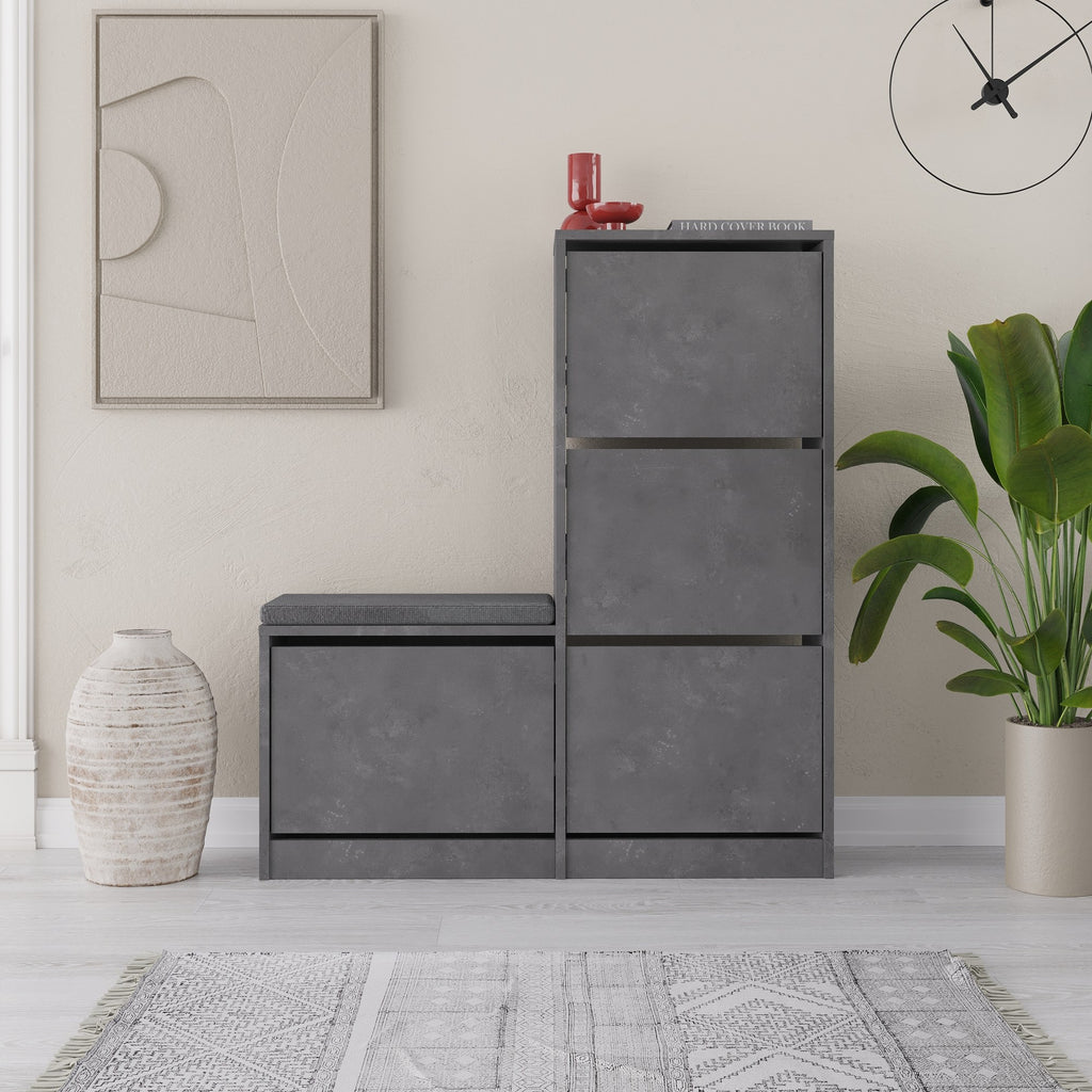 Dude - Shoe Cabinet - Grey