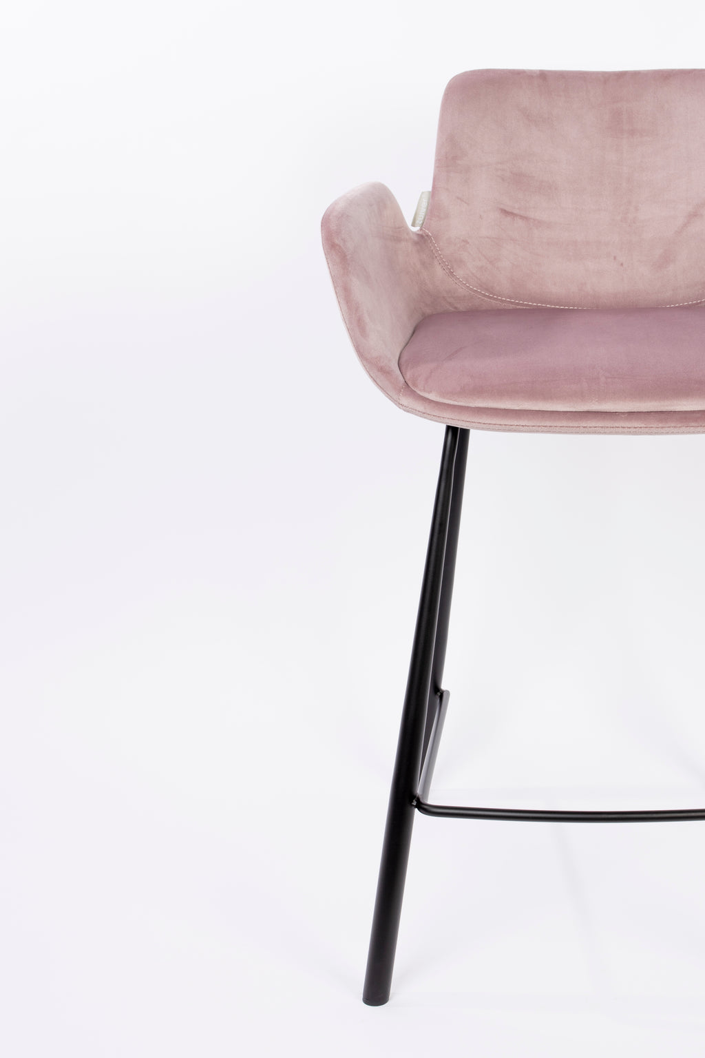 Brit - Bar & Counter Stool - Polyester - Pink