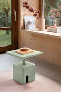 Chubby - Side Table - Iron - Stone Green