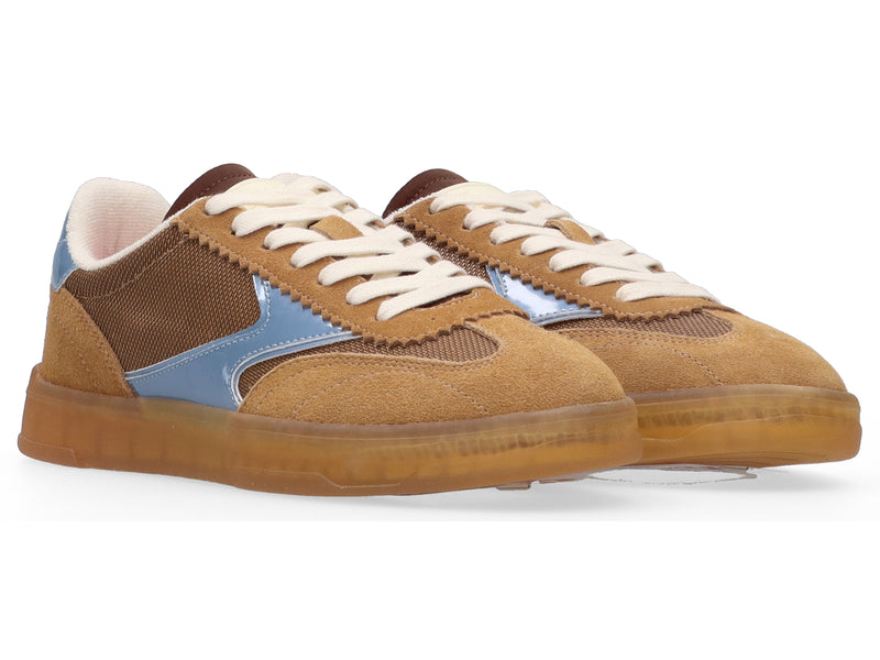 Nixie - Baskets - Marron-Bleu