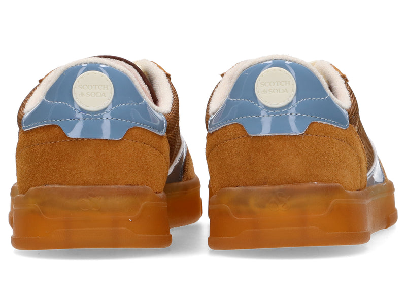 Nixie - Baskets - Marron-Bleu