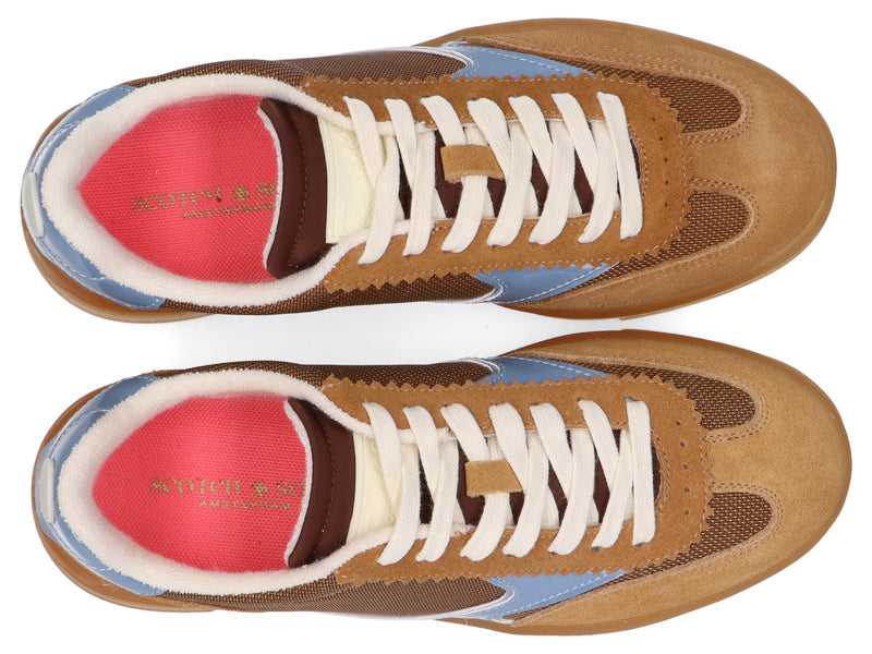 Nixie - Baskets - Marron-Bleu