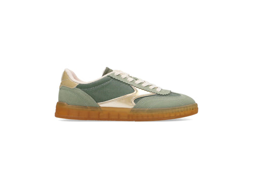 Zapatillas Nixie en caqui dorado